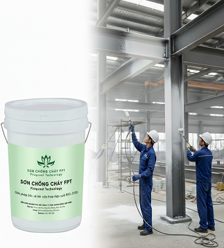 Thi công sơn chống cháy